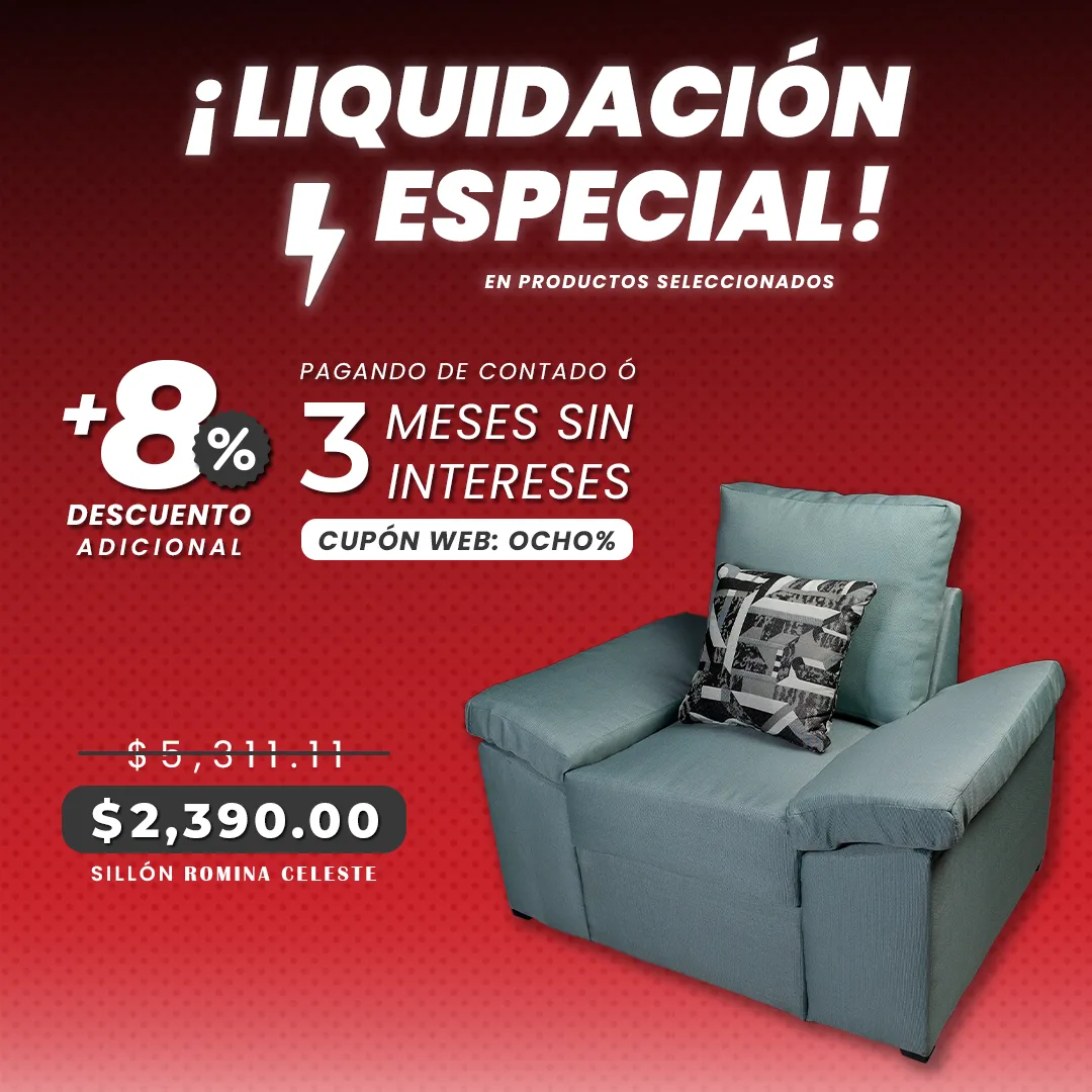 SILLÓN ROMINA CELESTE