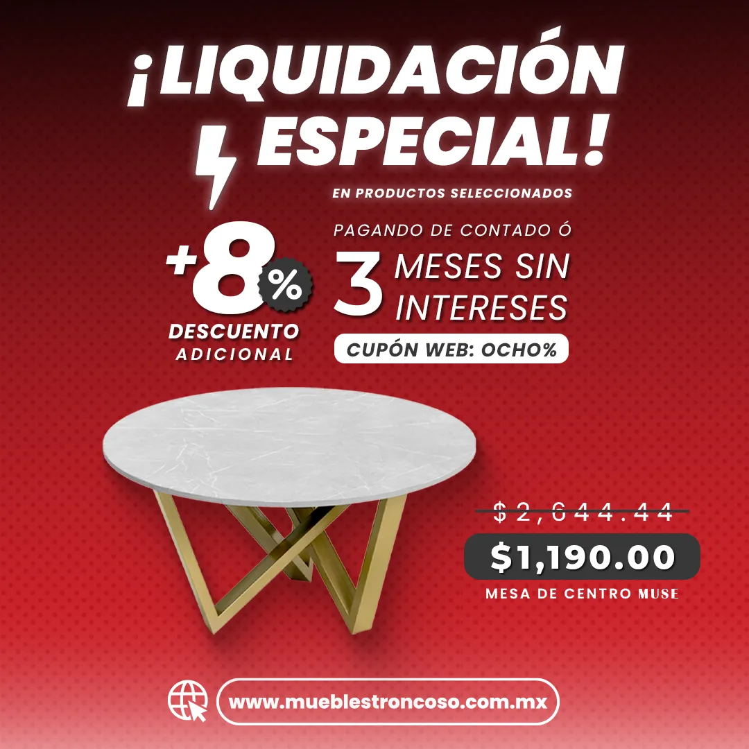 MESA DE CENTRO MUSE MESA DE CENTRO MUSE